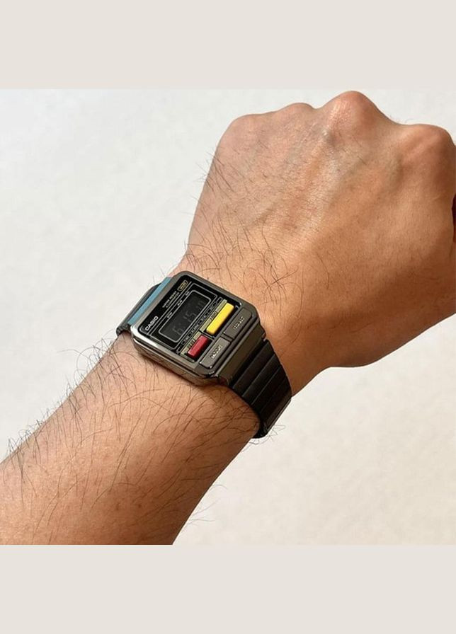 Наручные оригинальные часы A120WEGG-1B - женские Casio (324250273)