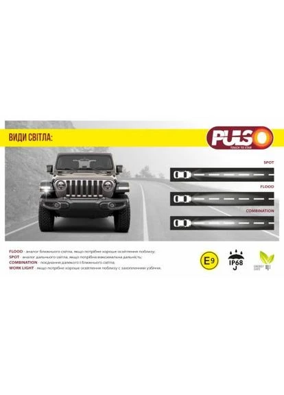 Фара рабочего света WLP18RT1 SPOT 6Led*3W /10-30V/18W/6000K PULSO (315759909)