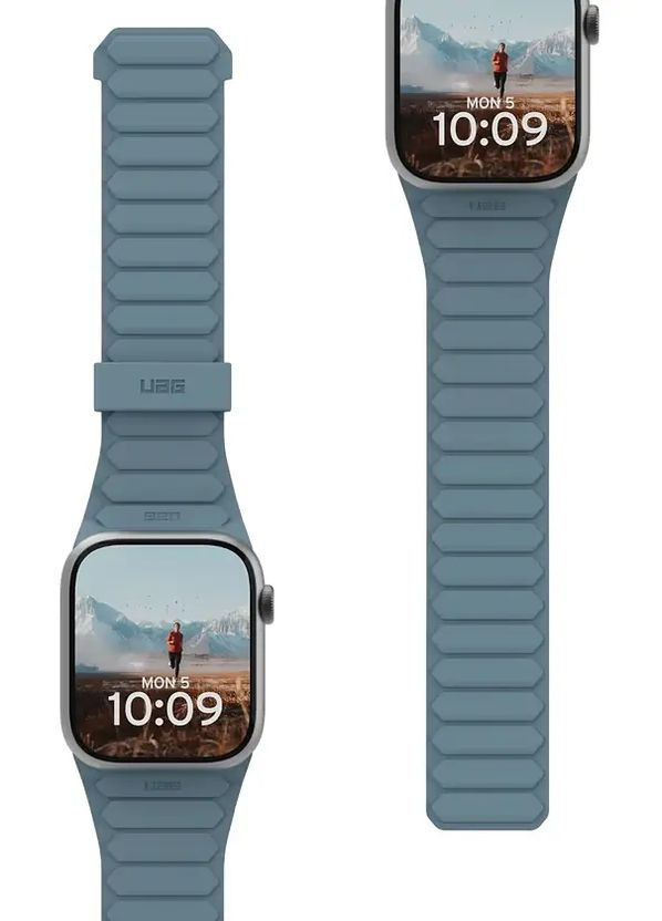 Ремінець для Apple Watch Ultra 2/Ultra-49-45-44-42mm, Pathfinder, Dune/Cloud Blue UAG (364875037)