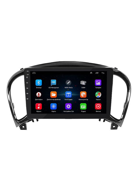 Штатна магнітола для Nissan Juke I Рестайлінг 2014-2019 екран 9" 1/16Gb/ Wi-Fi Optima GPS Android 17 шт. Lesko (336203602)