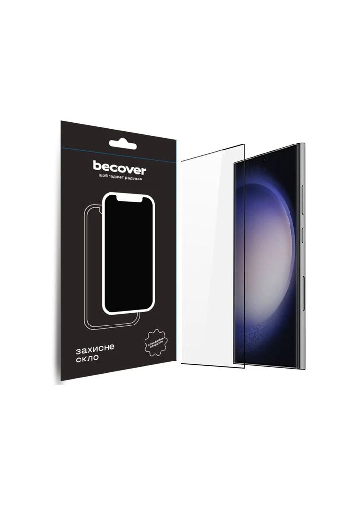 Скло захисне Samsung Galaxy S24 Ultra SM-S928 Black (711318) BeCover (382075585)
