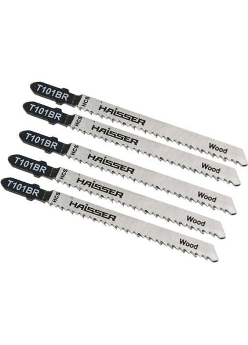 Пильні полотна для лобзика T 101 BR 75 мм 5 шт (16567) Haisser (291021065)