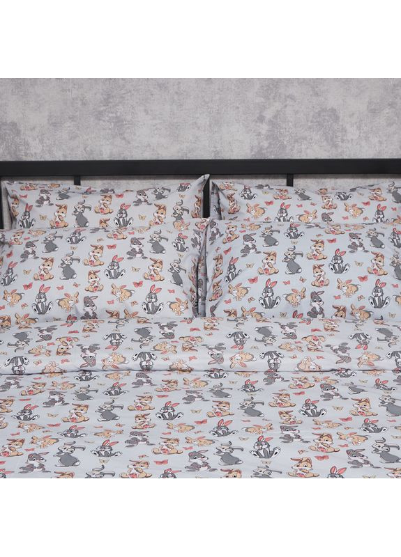 Комплект постельного белья Бязь Gold Люкс «» Семейные 160х220х2 наволочки 2х40х60 (MS-820006085) Moon&Star Bunny Dreams (356114354)