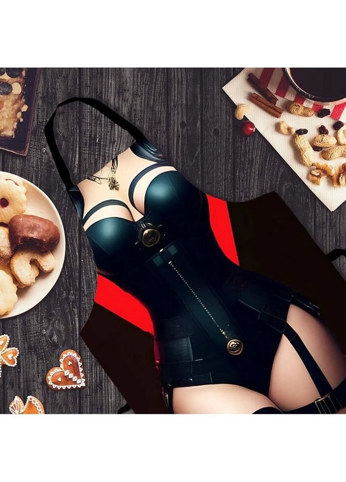 Фартук 3D Черная вдова 3776 16516 80х60х24 см FlexDress (324267813)