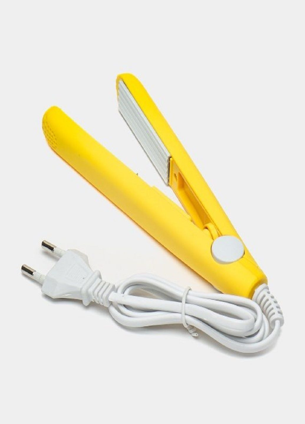 Компактна міні плойка гофре Modern GV 118 для волосся дорожня плойка жовта VTech (291018640)