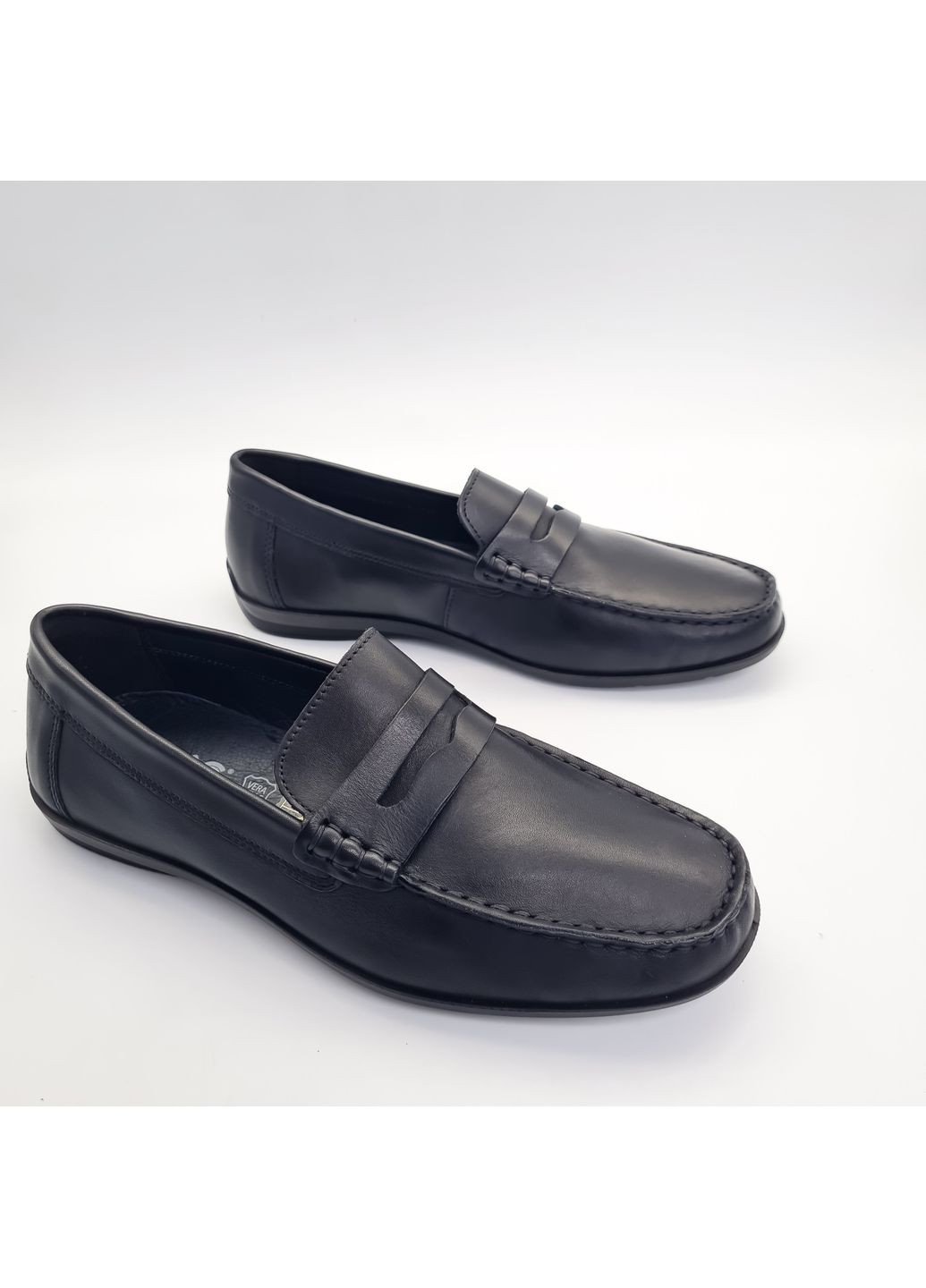 Черные мокасины (р) кожа 0-2-2-750710-1 Imac