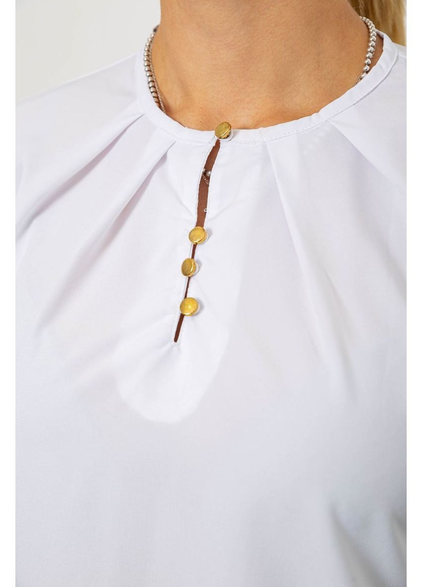 Біла блуза однотонна Ager 230R1121-10