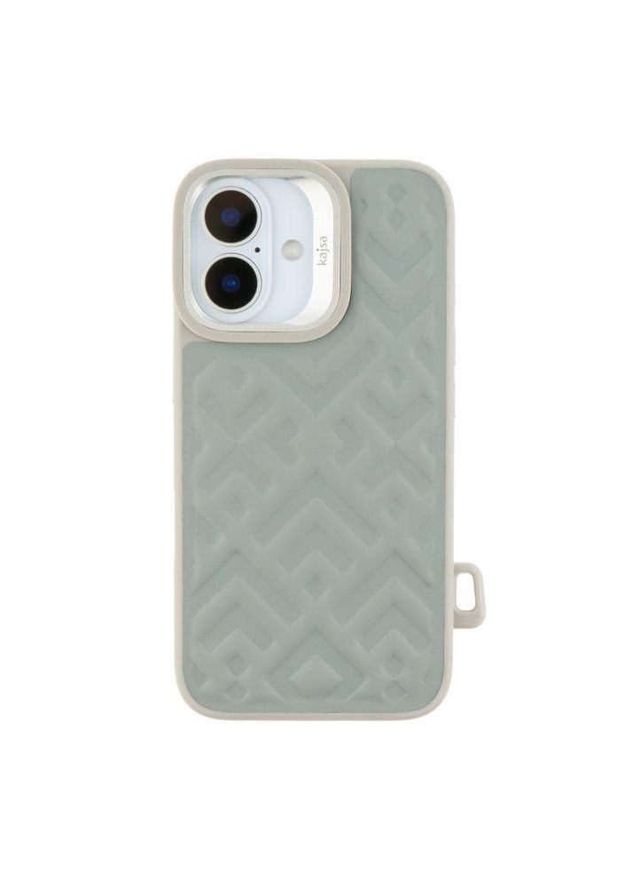 Чохол Briquette Collection Rhombus with MagSafe для iPhone 16 Light Grey Kajsa (324023564)
