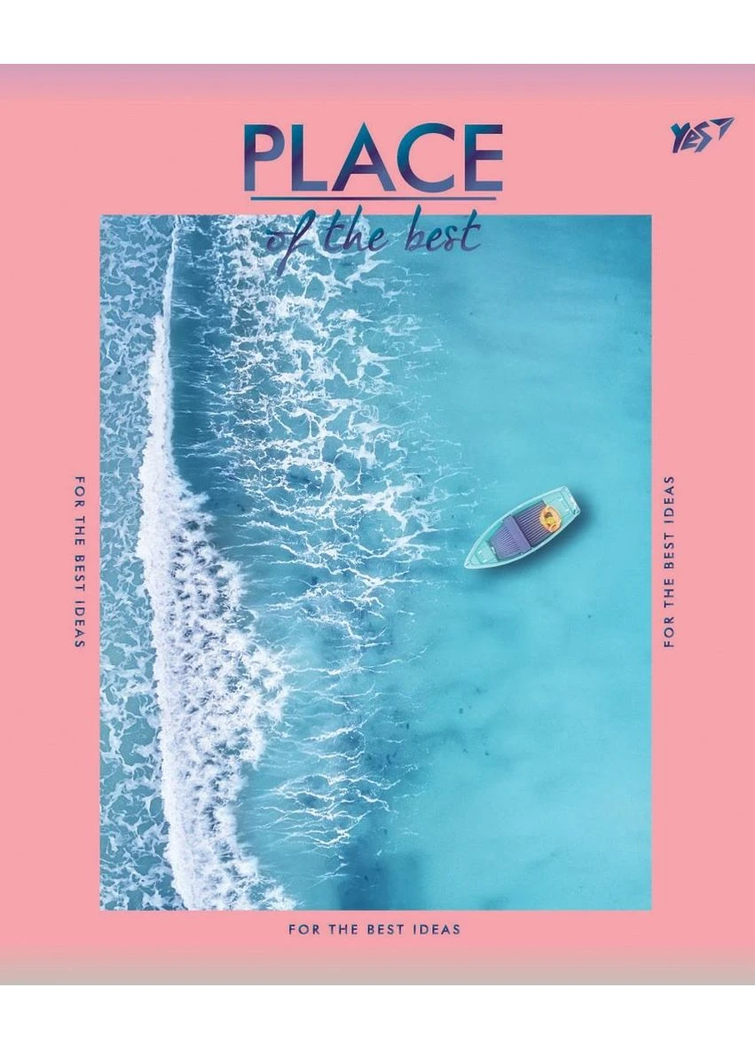 Тетрадь уч. " " 24л.# /763256/ мат. ламинация + фольга синяя + УФ-выб. Place of the best (10/160) Yes (392419218)