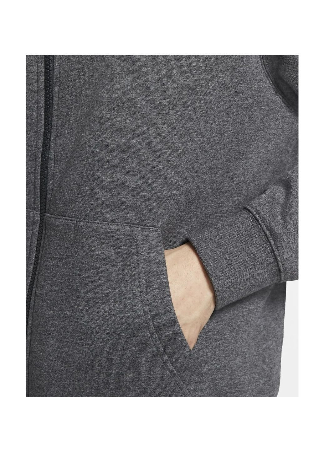 Толстовка чоловіча M Nsw Club Hoodie Fz Bb Grey Nike (364838468)