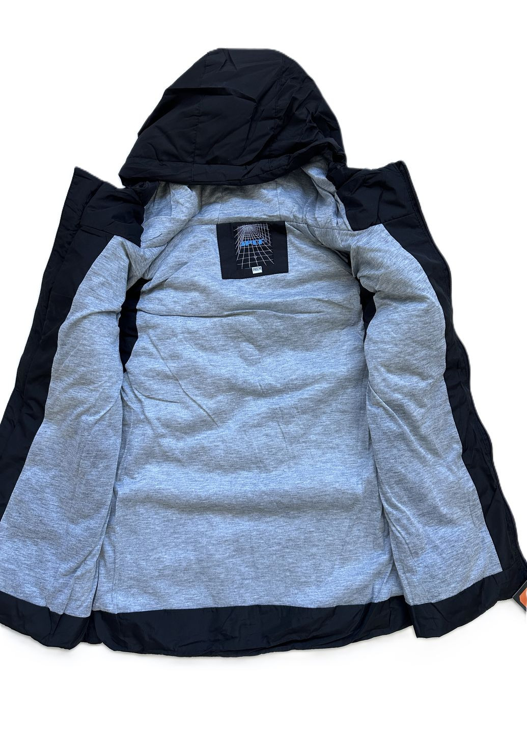 Жилет (безрукавка) чорний для хлопця з капюшоном JPLT (304402144)