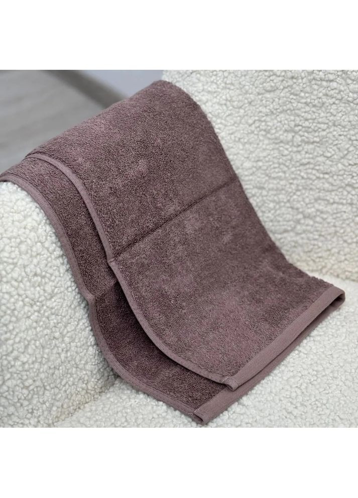 Полотенце банное Aurora Р-04179_29749 70х140 см шоколадное ТЕП комбинированный