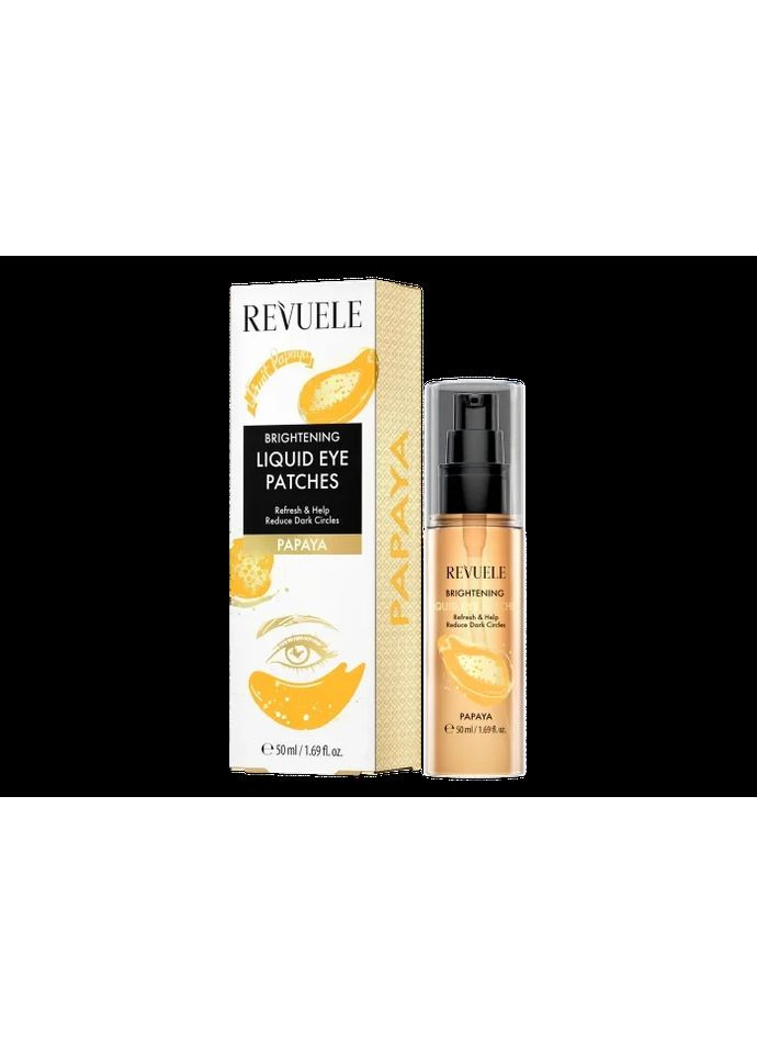 ✨ Face Care PAPAYA — гель для кожи вокруг глаз с экстрактом папайи, витамином С и кофеином ✨ REVUELE (369720081)