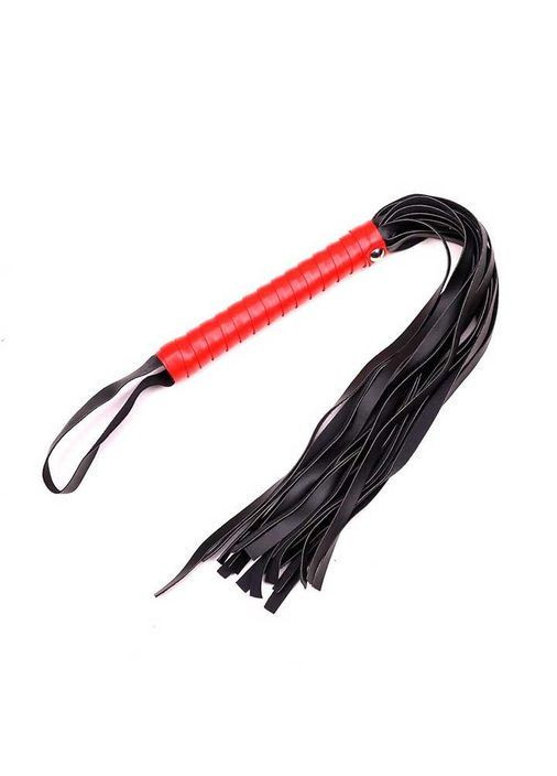 Шкіряний батіг для рольових ігор БДСМ чорний No Brand (367624483)