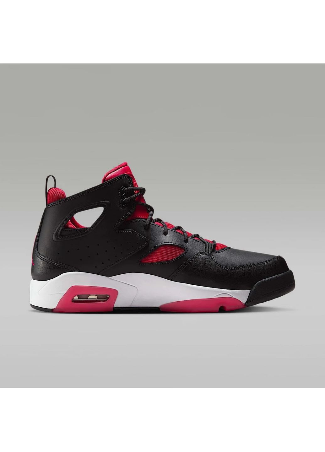 Чорні кросівки чоловічі fight club 91 black/red Air Jordan