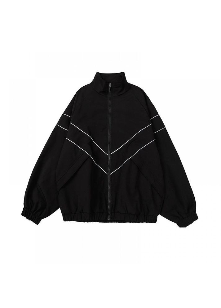 Черная демисезонная ветровка Vakko