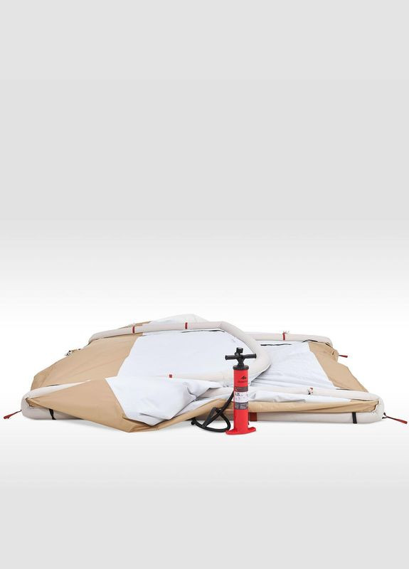 Надувний Приставний Тамбур/Шаттер/Тент для Кемпінгу Air Base Connect Fresh (на 6 Осіб) Водонепроникний Білий Quechua (335052772)