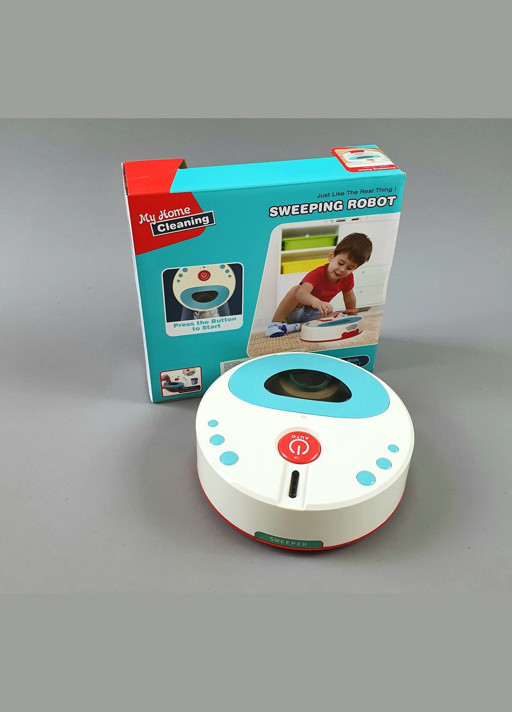 Робот пилесос дитячий іграшковий HJ 606 у коробці Play Smart (362575242)