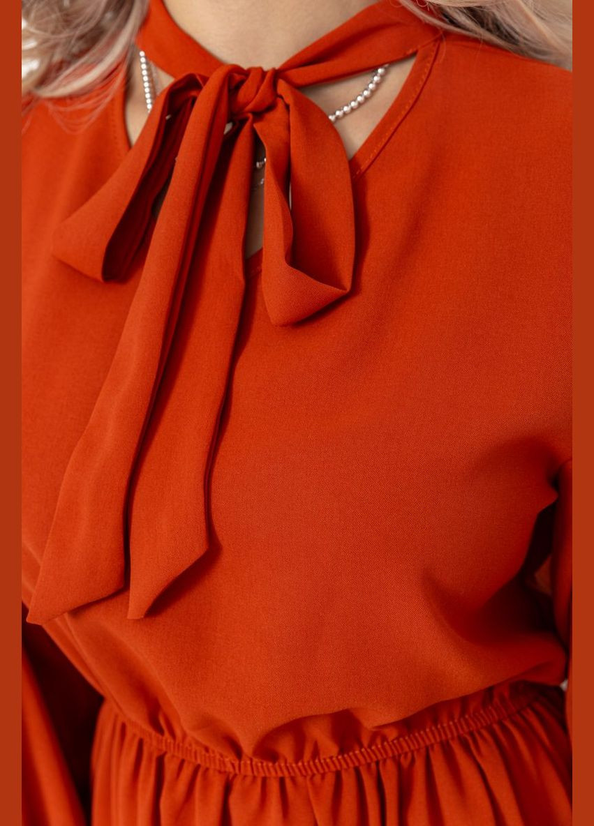 Теракотова ошатне плаття Fashion