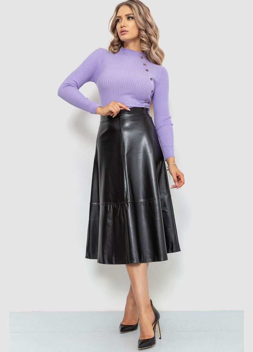 Водолазка жіноча в рубчик, колір чорний, Ager (288751060)