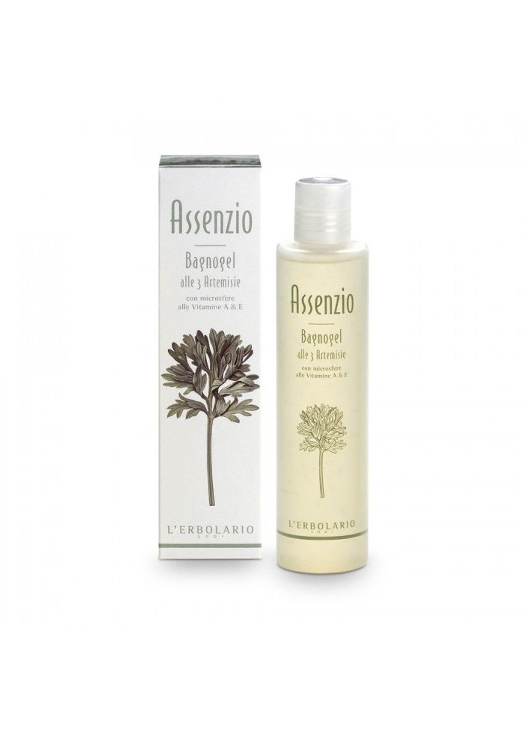 Пена для ванн-гель для душа Полынь 200 мл L'erbolario (298055956)