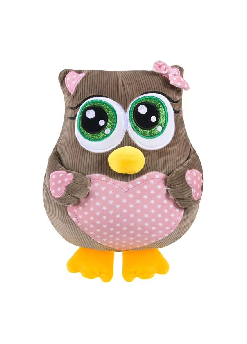 Мягкая игрушка подушка сова C15403 в ассортименте 4 вида размер 40*30см. No Brand (362431479)