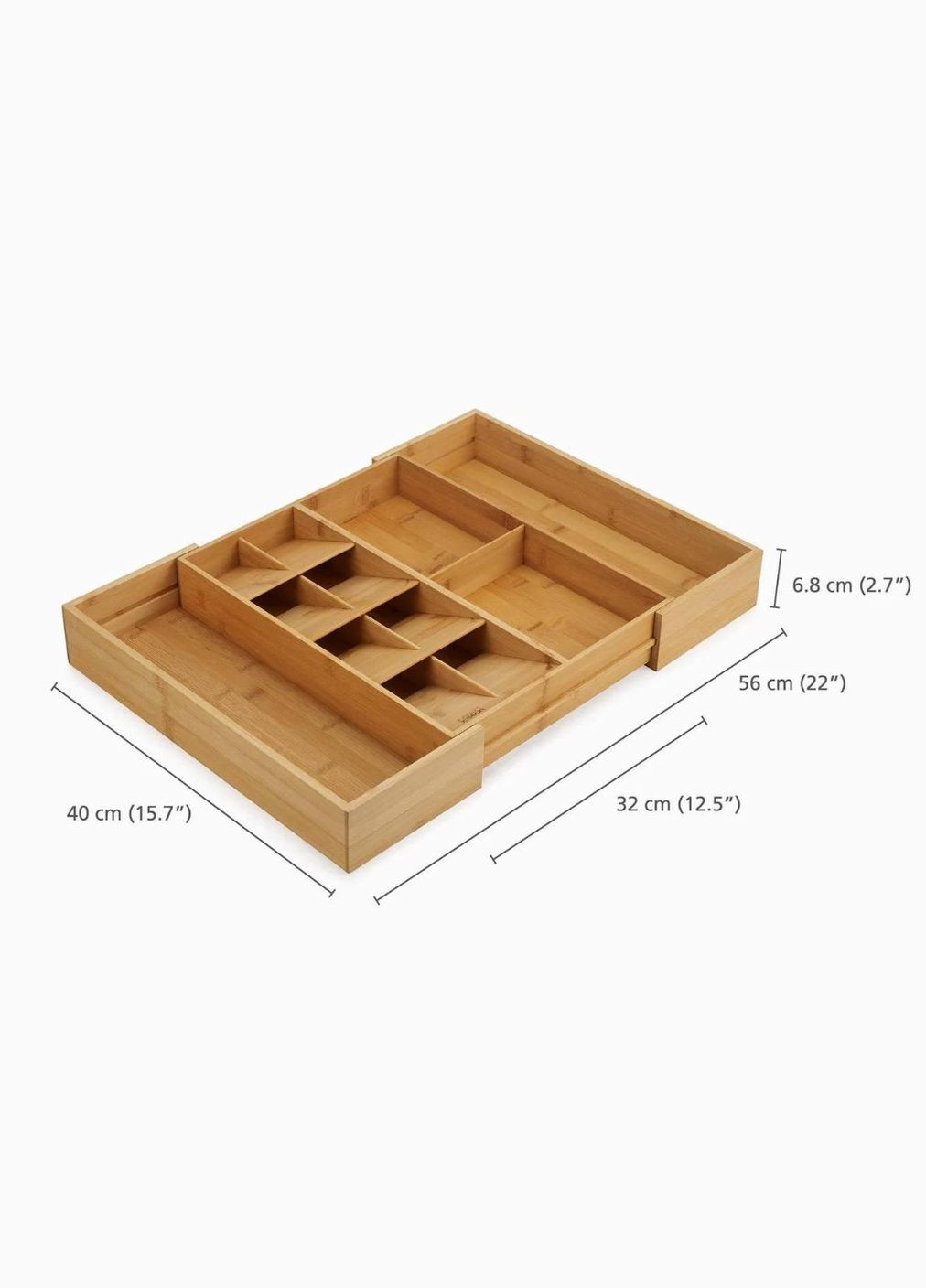 Бамбуковий органайзер для столових приладів, посуду та гаджетів, що розширюється DrawerStore Joseph Joseph (290193556)