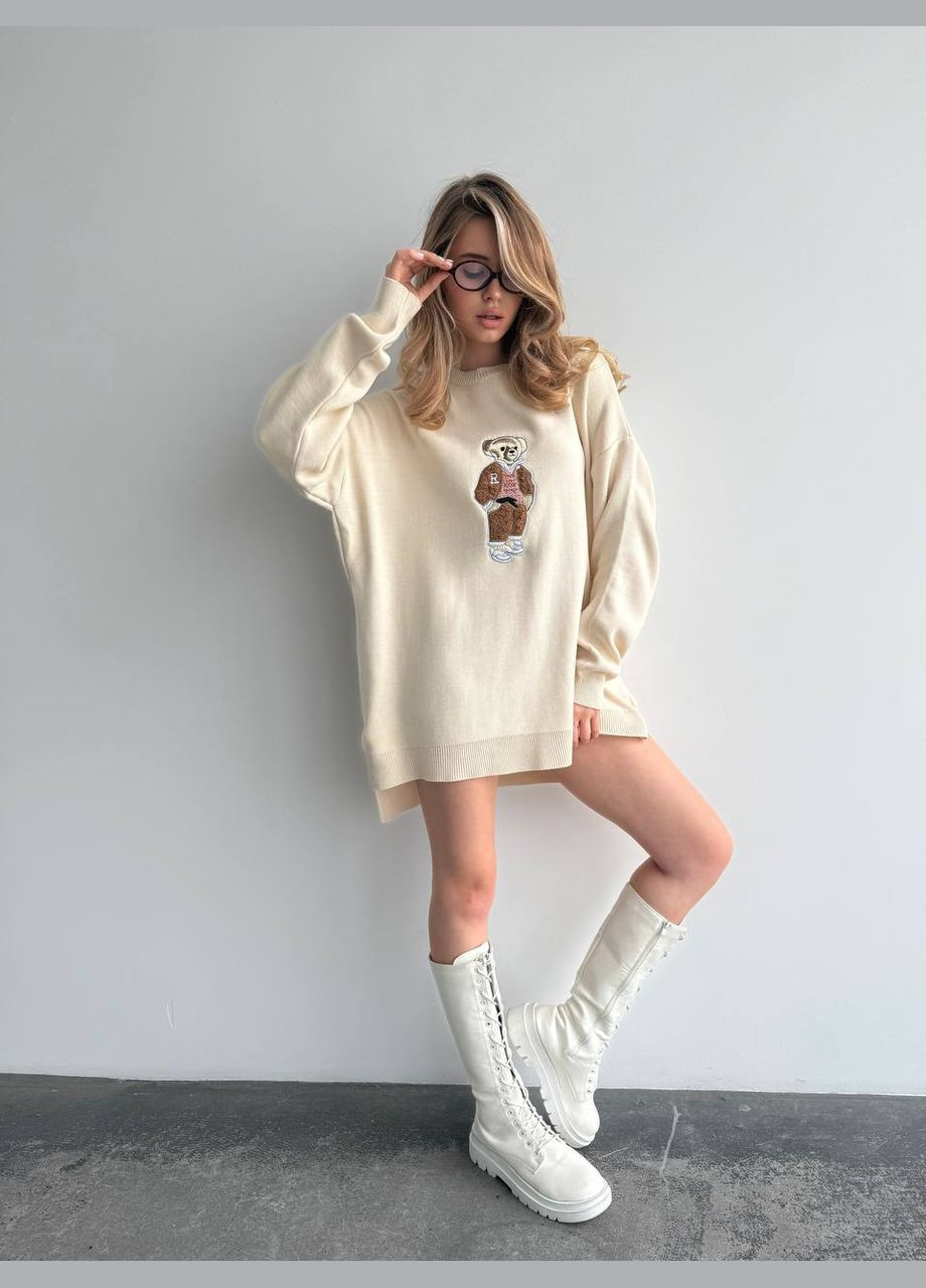 Подовжений светр-туніка Ведмедик Vakko (317206299)