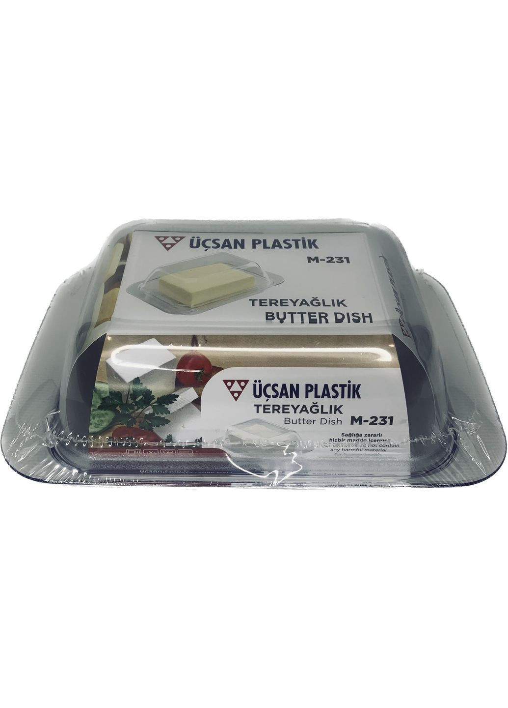 Масленка прозрачная 18,5 X 12,5 X 7 СМ No Brand (322291125)