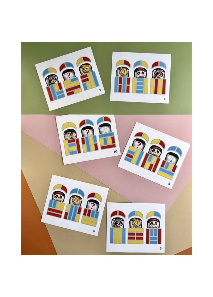 Дерев'яний пазл-сортер "Коляски" (ПСФ089) PSF089, 27 деталей та 12 карток Ubumblebees (302010197)