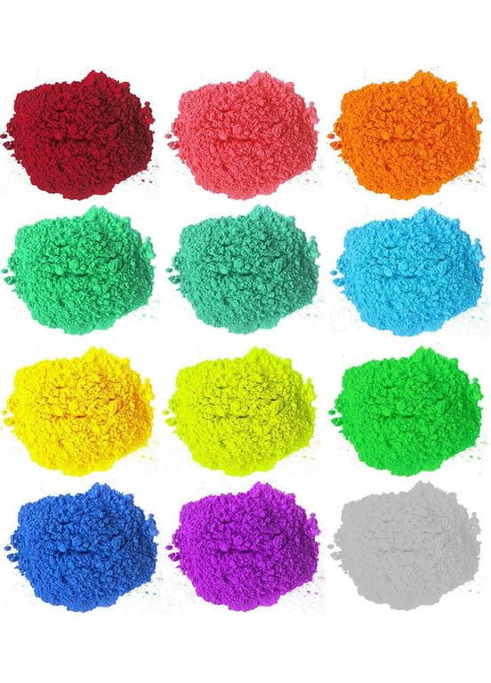 Желтая Краска Холи Гулал, 50 грамм, сухая порошковая краска для фестивалей, флешмобов, фотосессий, пакет 50 грамм No Brand (331738707)