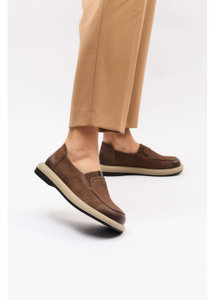 Lonza Туфли 205833 коричневый з натуральный нубук, украина — демисезон (361946474)