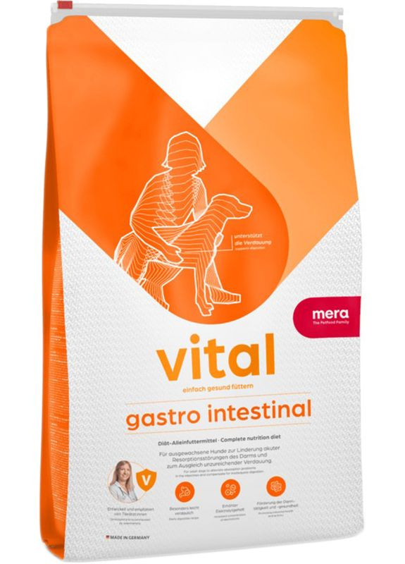 Сухой корм для собак MVH Gastro Intestinal при расстройствах пищеварения 10 кг (4025877000454) Mera (316680082)