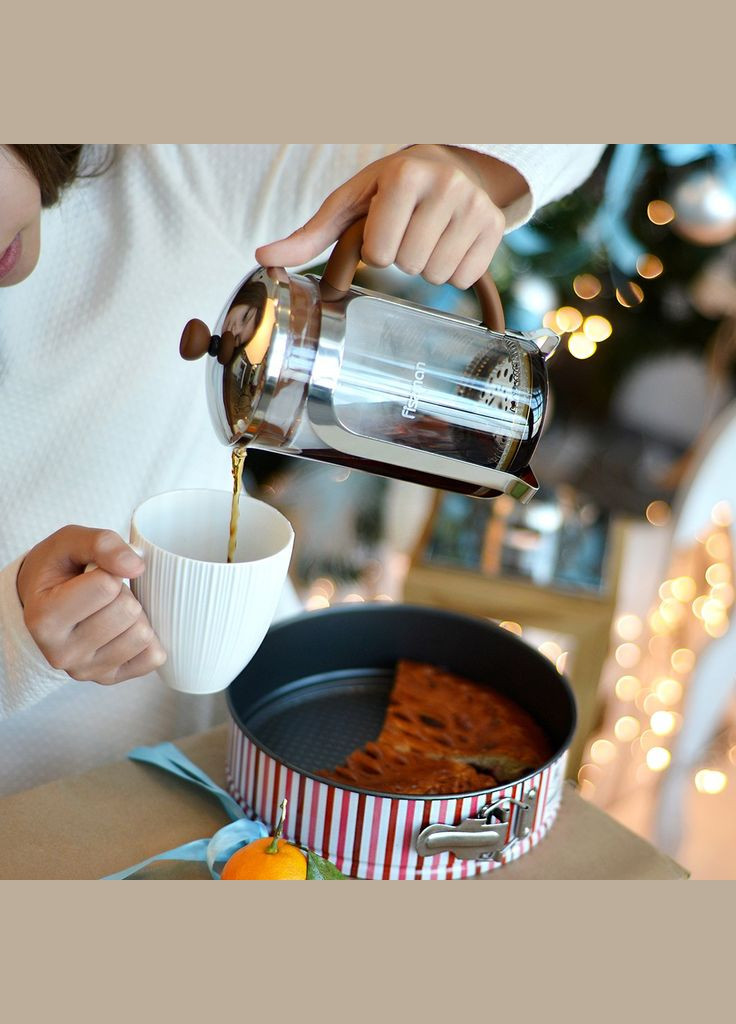 Заварювальний чайник з поршнем CAFE GLACE 350 мл 9054 Fissman (316623739)