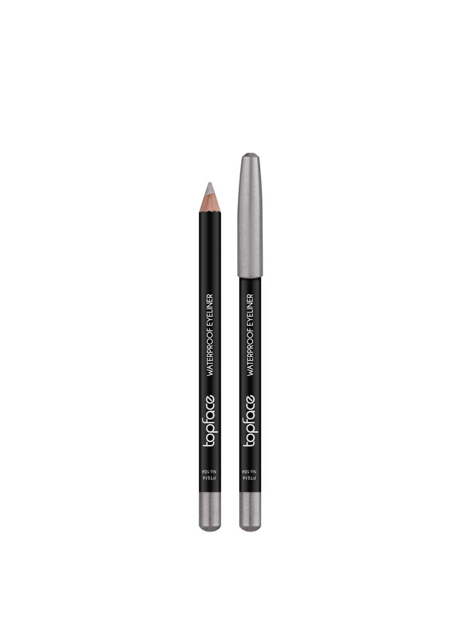 Олівець для очей водостійкий Waterproof Eyeliner PT614 № 109 Темно-коричневий TopFace (330128489)