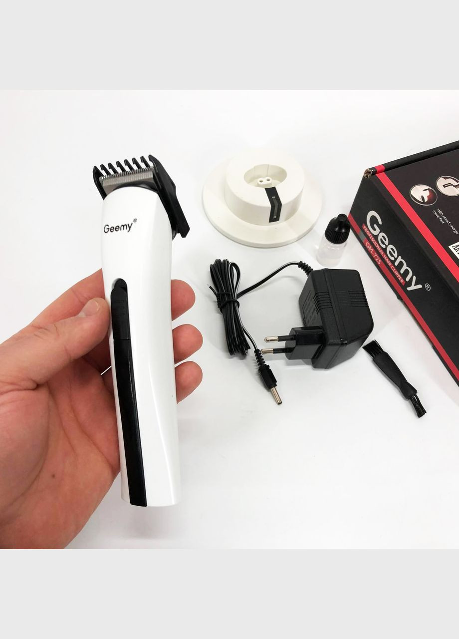 Бездротова машинка для стрижки волосся GM-725, Професійна бритва-машинка для стрижки волосся Gemei (364663778)