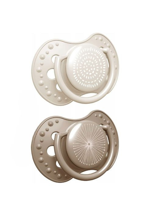 Пустышка силиконовая Harmony Girl, динамическая, 6-18 мес, 2 шт., бежевый () Lovi 22/907girl (328396492)
