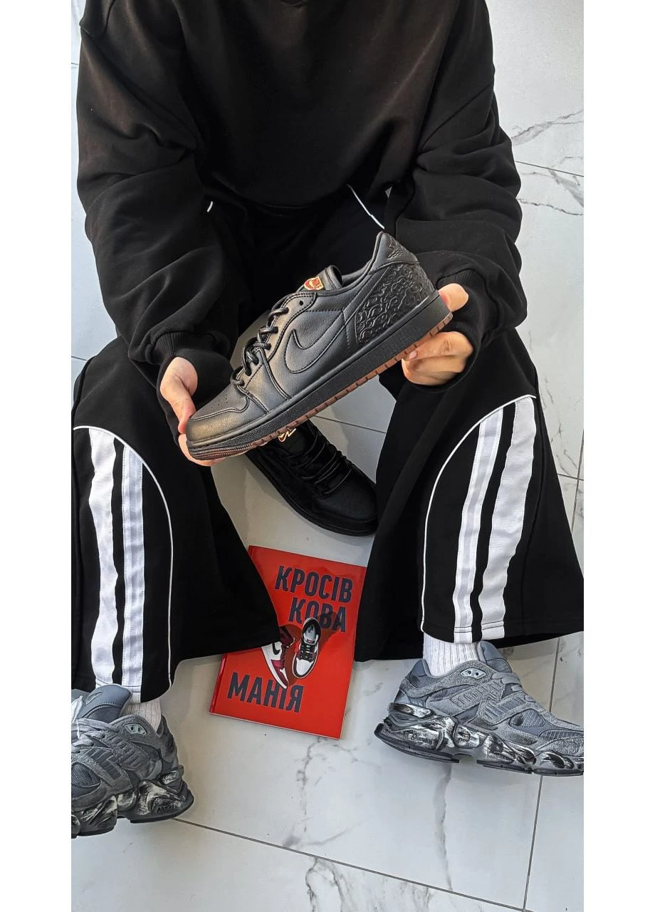Черные кроссовки air jordan 1 low og «xuan wu» No Brand