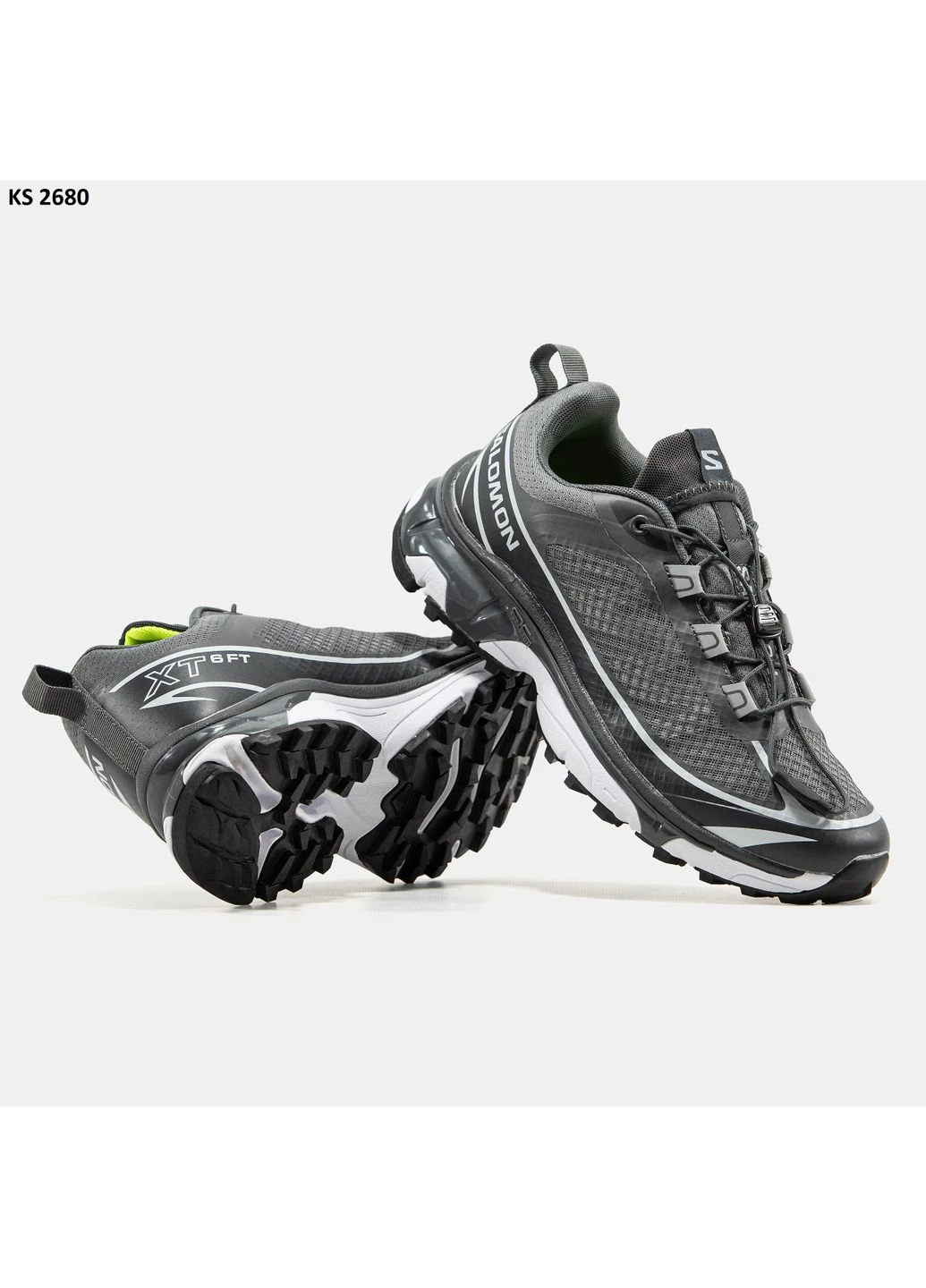 Серые летние кроссовки salomon xt-6 ft gray саломон хт 6 No Brand