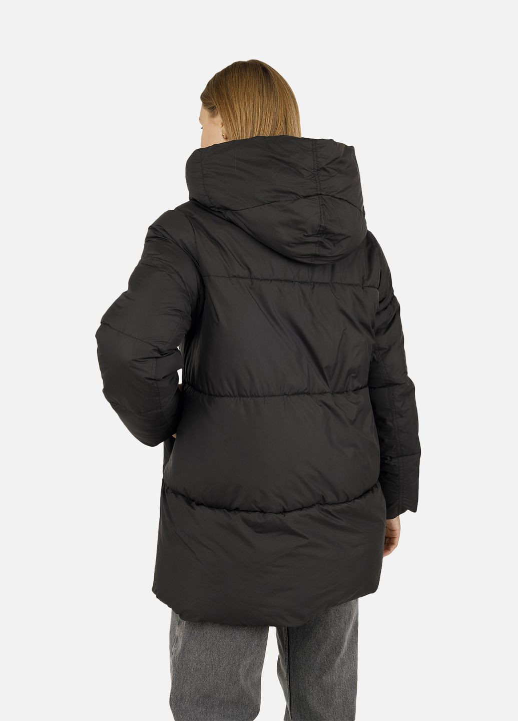 Черная зимняя женская зимняя куртка цвет черный cb-00256303 Xue Jiayi