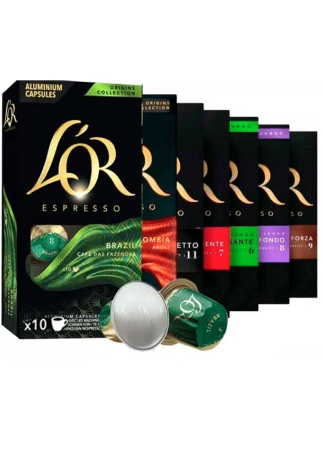 Кава в капсулах Nespresso L`OR колекція 70 шт L'OR (400916488)