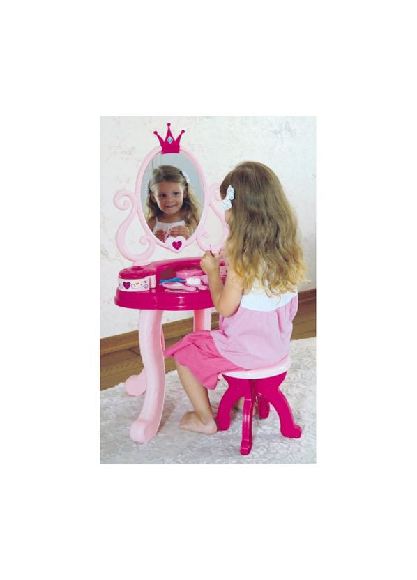 Косметичний столик іграшка для дівчаток з дзеркалом та аксесуарами туалетний столик ТехноК (371793043)