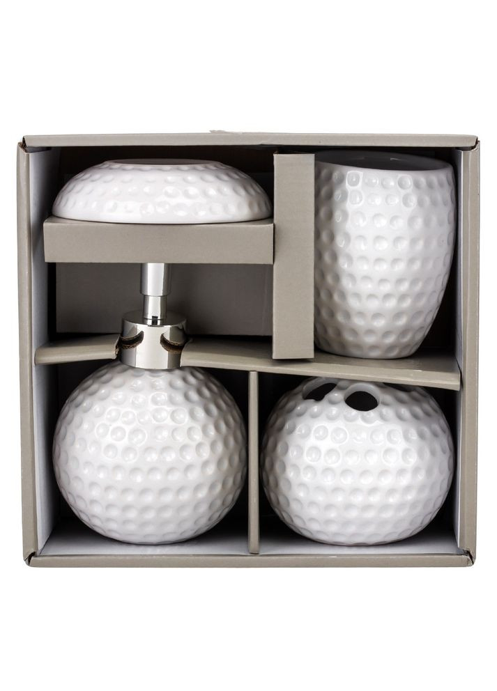 Набор для ванной комнаты 4 предмета керамика 9190-009 No Brand (346530694)