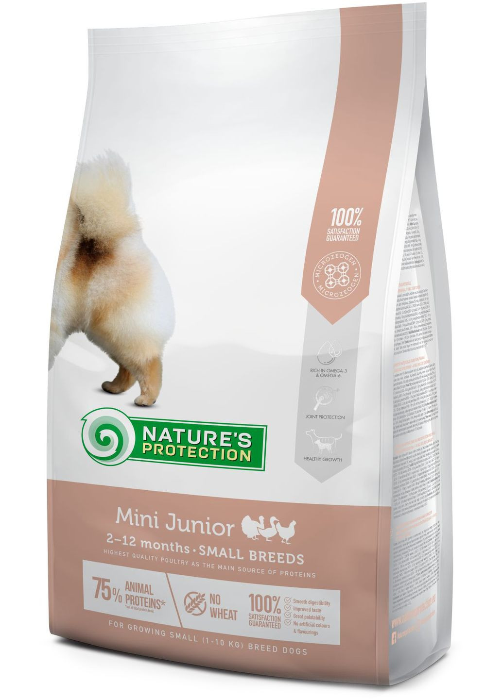 Сухой корм для юниоров Mini Junior Small breeds 2 кг (NPS45724) (4771317457240) Nature's Protection (316629840)