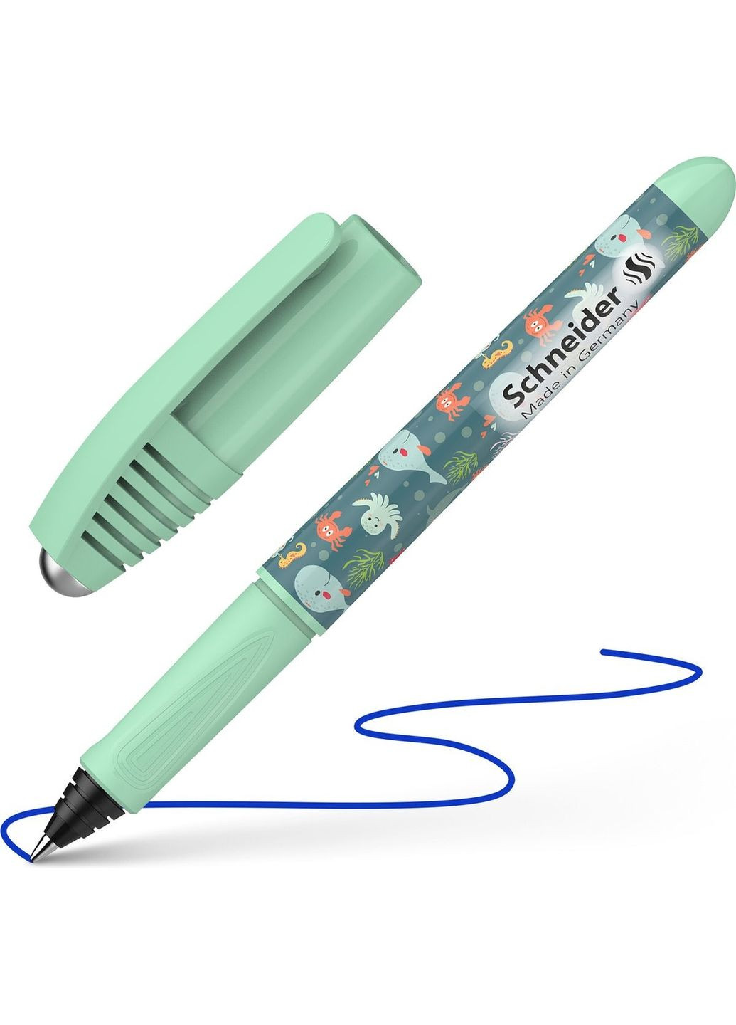 Роллер чернильный с патроном " " /S187525/ "ZIPPI" корпус пастельно мятный (1/10) Schneider (367753142)