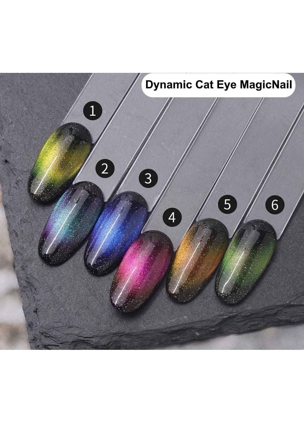 Гель-лак "Котяче око" Dynamic Cat Eye MagicNail (292315813)