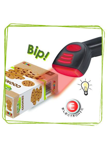 Игровой набор Интерактивный супермаркет Фреш с корзиной и сканером со световыми и звуковыми эффектами (350233) Smoby Інтерактивний супермаркет Фреш з кошиком та сканер (366258870)