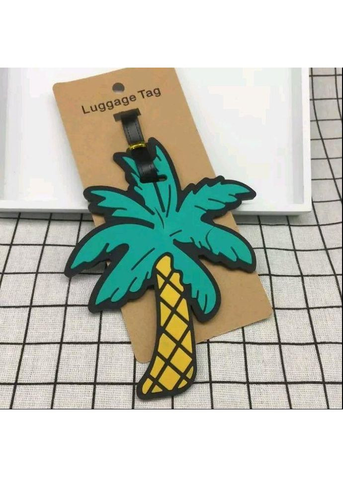 Бирка для чемодана, сумки, ручной клади. Пальма No Brand (369394791)