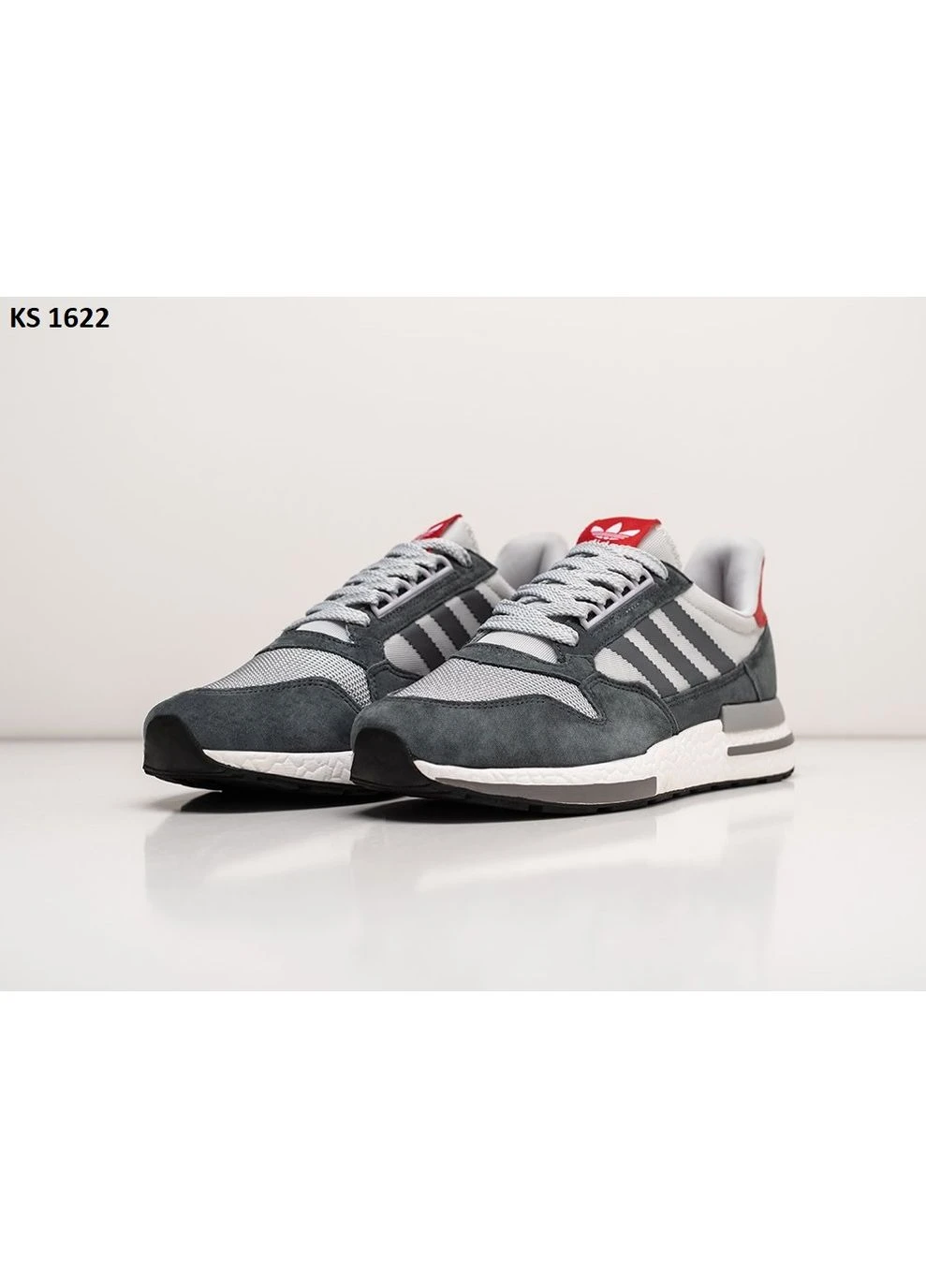 КРОССОВКИ ЖЕНСКИЕ ADIDAS ZX 500 RM COMMONWEALTH GRAY АДИДАС ЗХ 500 СЕРЫЕ No Brand серые демисезоны (392008779)