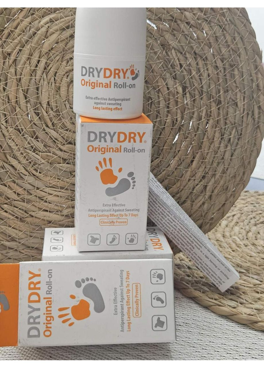 Original Roll-on кульковий дезодорант-антиперспірант від підвищеного потовиділення Швеція оригінал. Dry Dry (371009292)